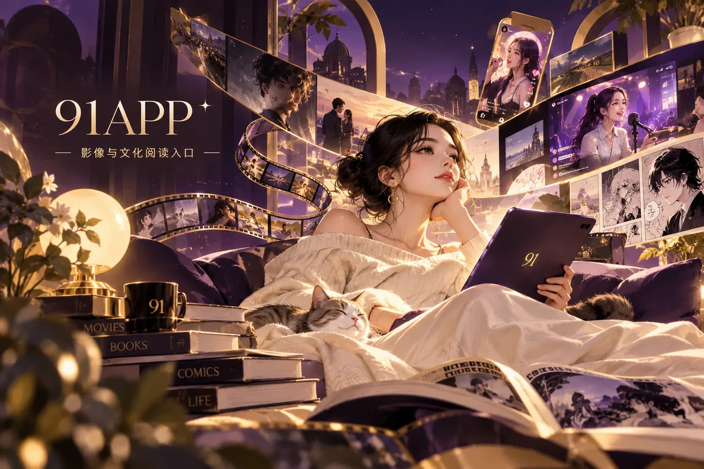 抽象影像杂志主题封面